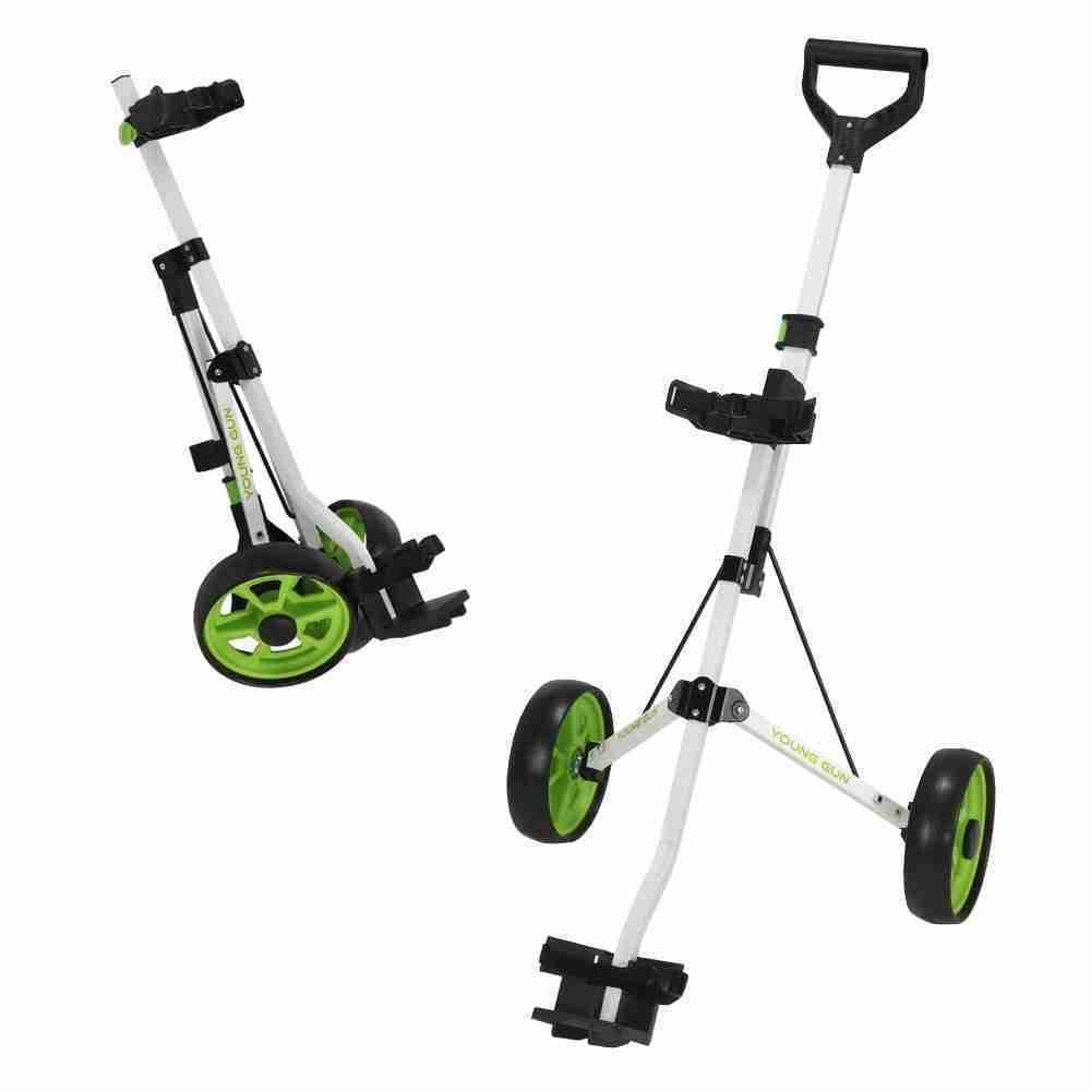 White Green Kids Adjustable Golf Cart N321