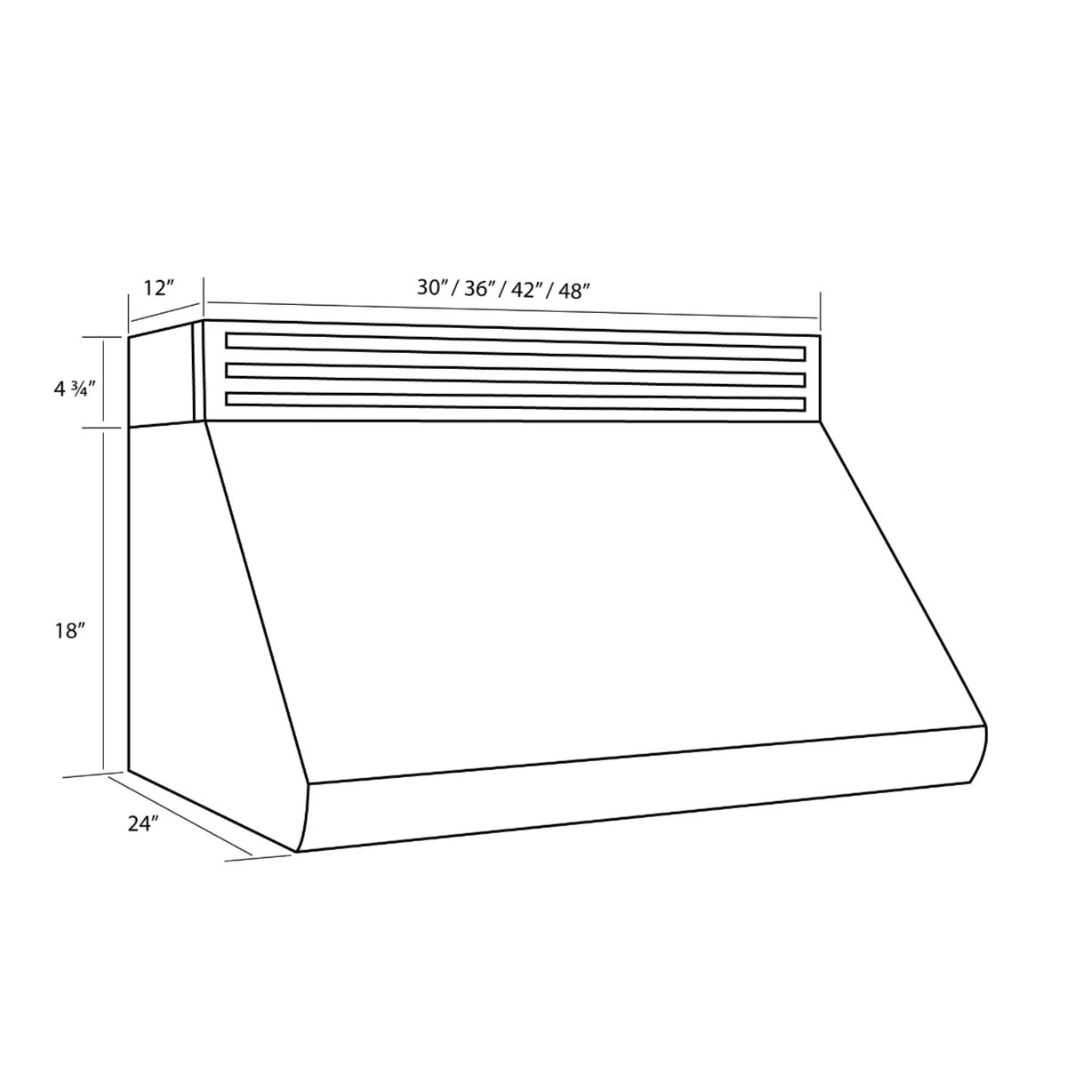30 in. Stainless Steel Under Cabinet Range Hood C532