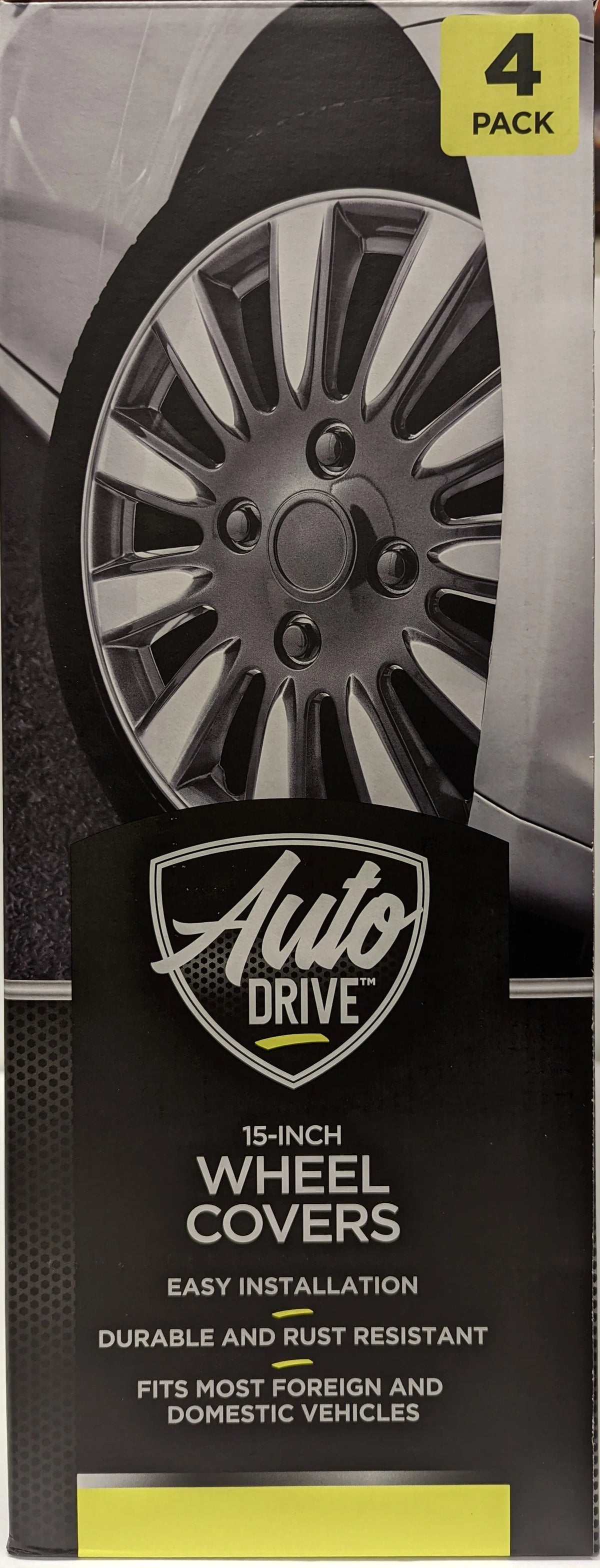15-in Wheel Cover in Silver and Charcoal Finish C829
