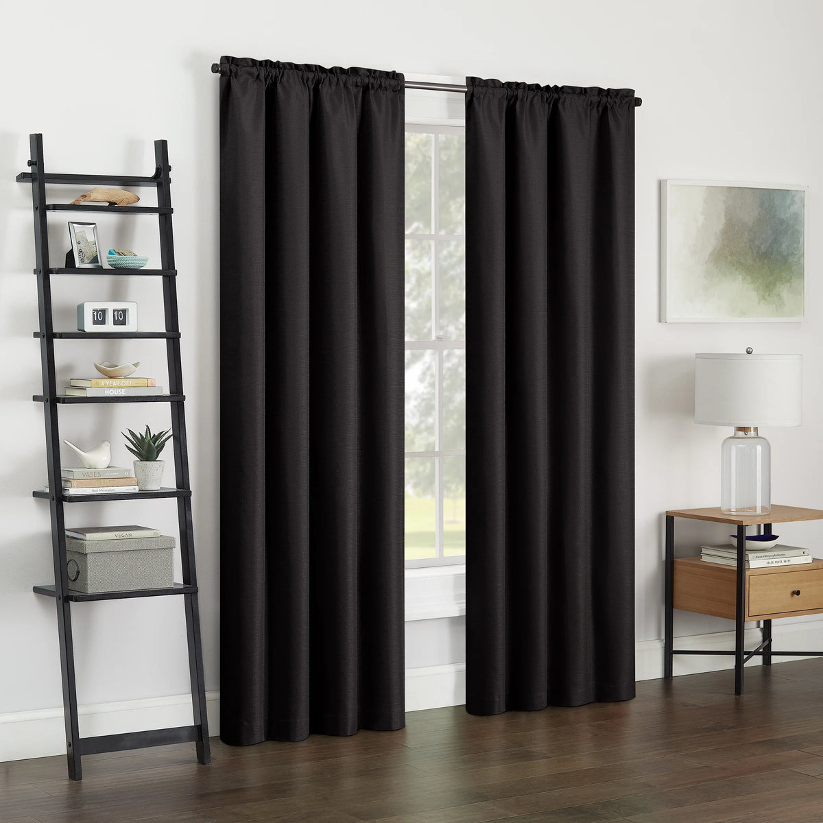 Blackout Rod Pocket Single Curtain Panel, 42" x 63" Q784
