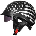 Half Helmet Motorcycle Open Face Sun Visor DOT Approved L771