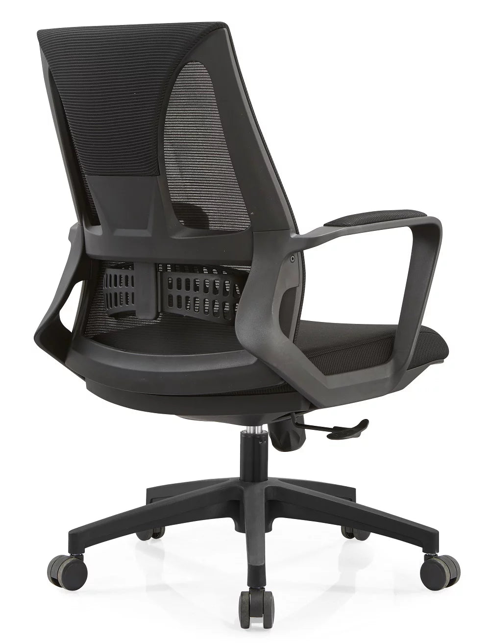 Black Reclining Ergonomic Mesh Office Chair with Lumbar Support E20541
