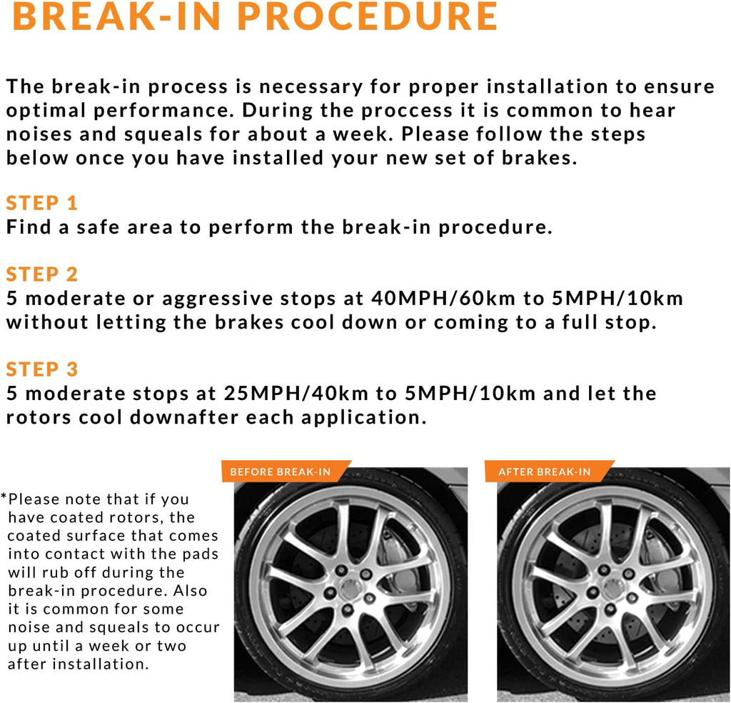 Max Brakes Geomet OE Rotors with Carbon Ceramic Pads N9720