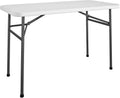 White 4 ft. Folding Utility Table Y651130