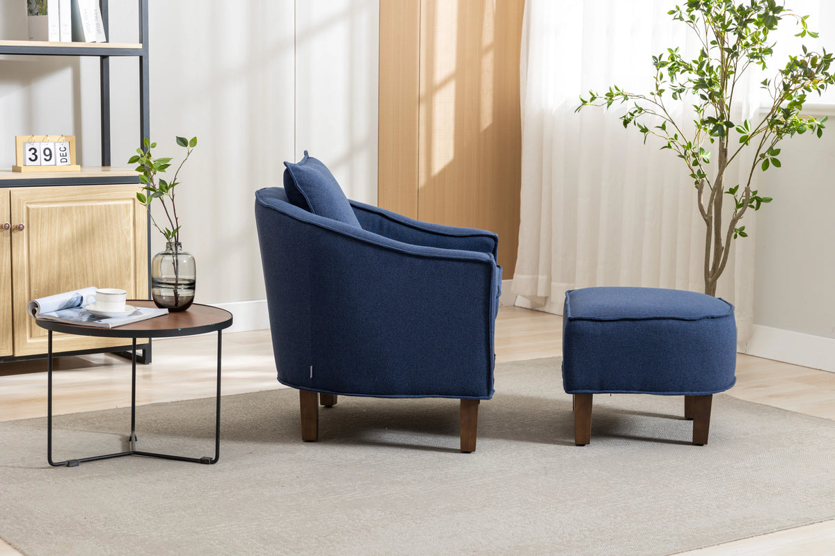 Accent Chair with Ottoman J1721
