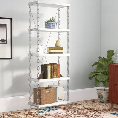 Silver Etagere Bookcase W4970