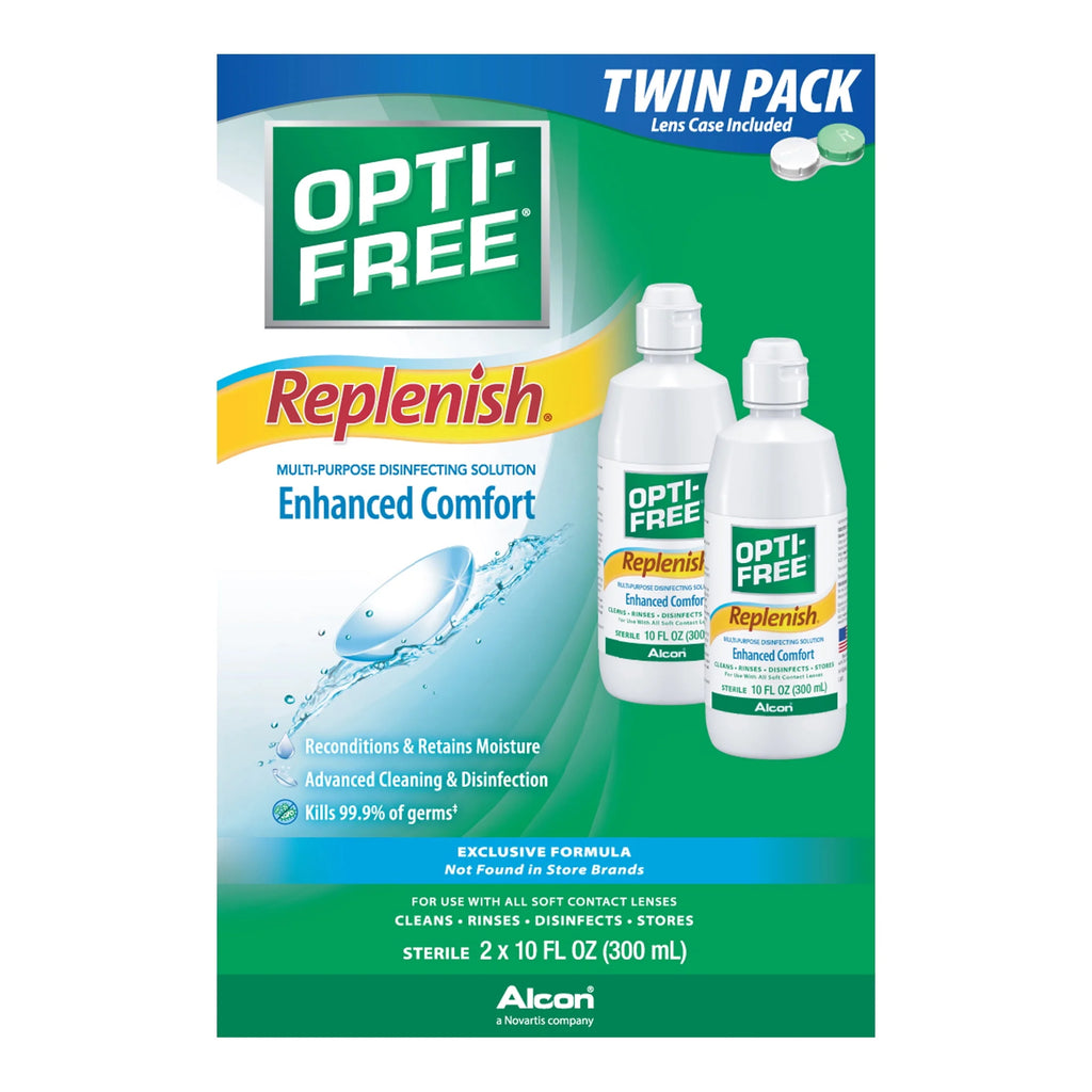 Multipurpose Contact Lens Disinfecting Solution, Two 10oz B781