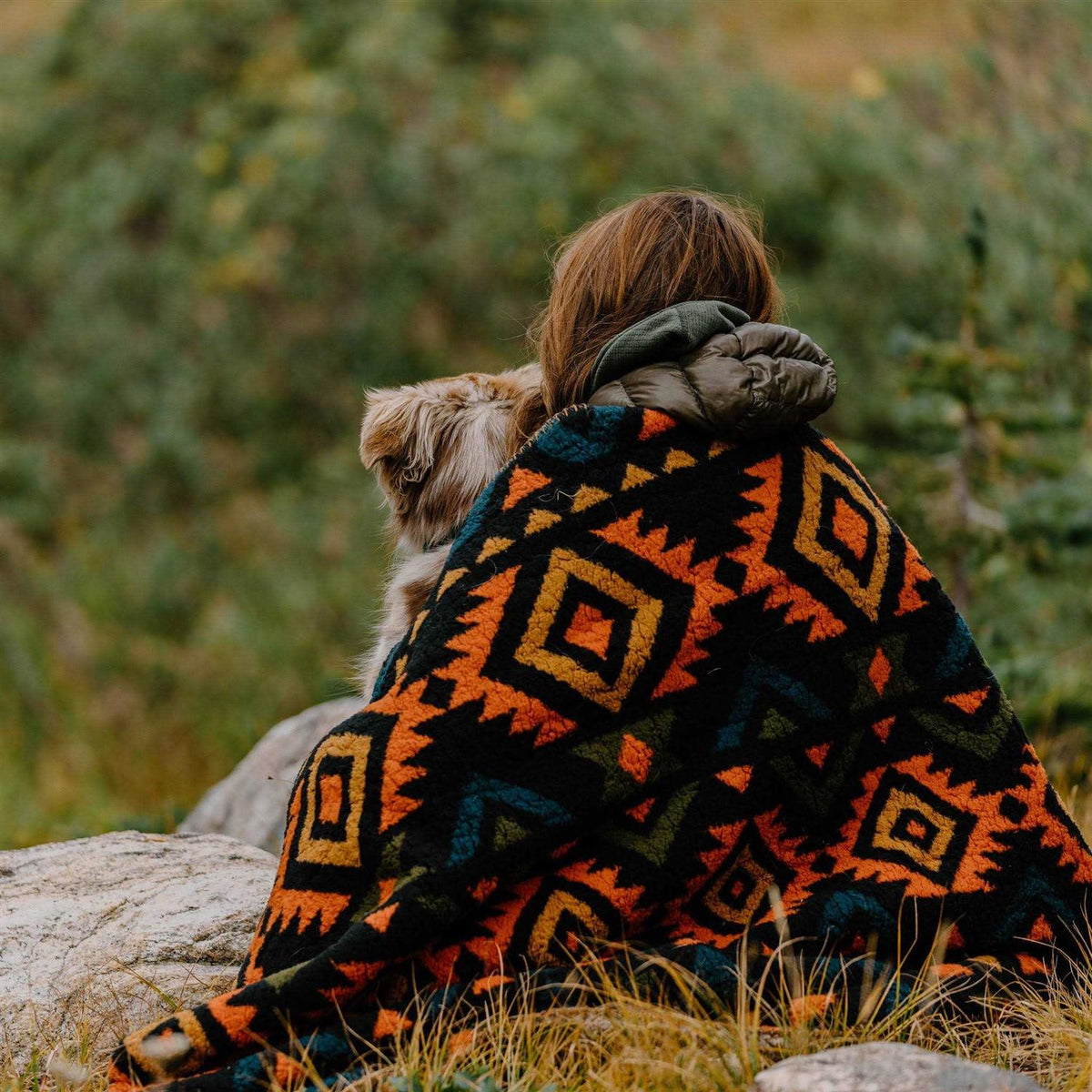 Sherpa Fleece Waterproof Blanket H6891