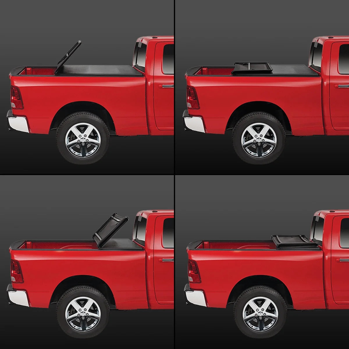 Tri Fold Soft Top Tonneau Cover A407