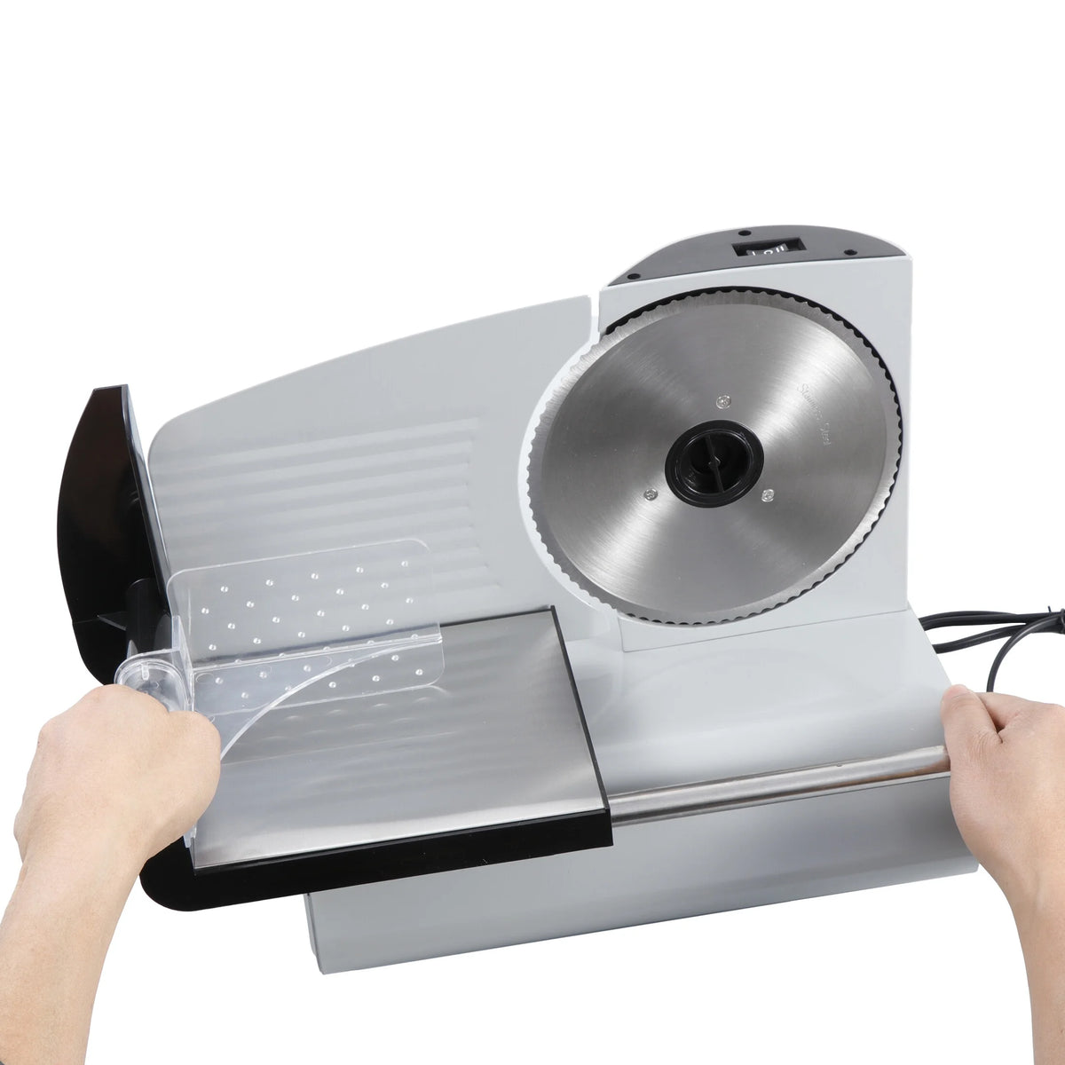 150W Electric Meat Slicer with 7.5'' Stainless Steel Blade H312