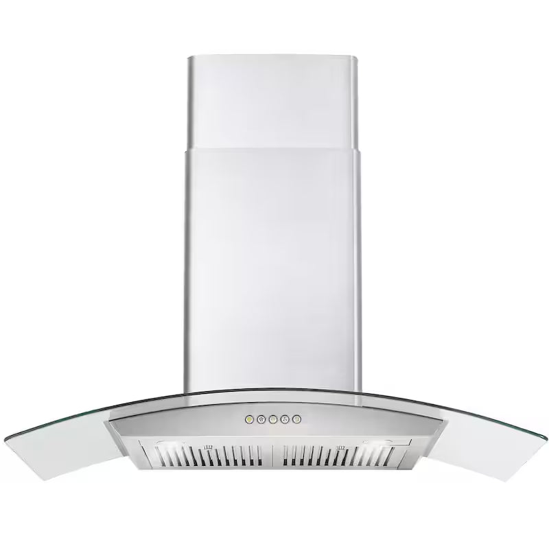 36 in. Stainless Steel Wall Mount Range Hood with LED Lighting K394