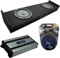 Kicker CVT12 Subwoofer with Amplifier and Dual 12" Sub Box Enclosure B13790