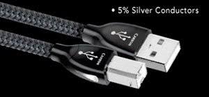 Carbon USB A to B Cable 5.0m K185023