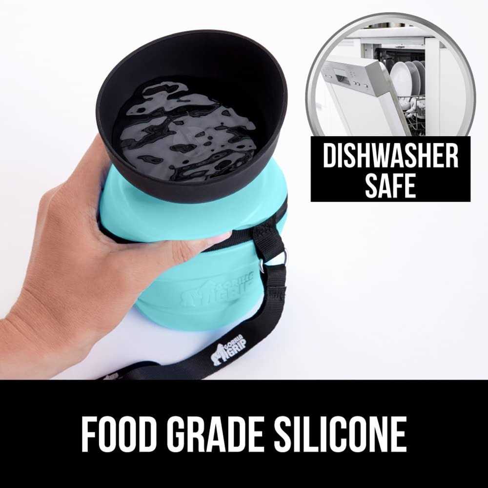 Leak Proof Portable Dog Water Bottle with Bowl Cap I436