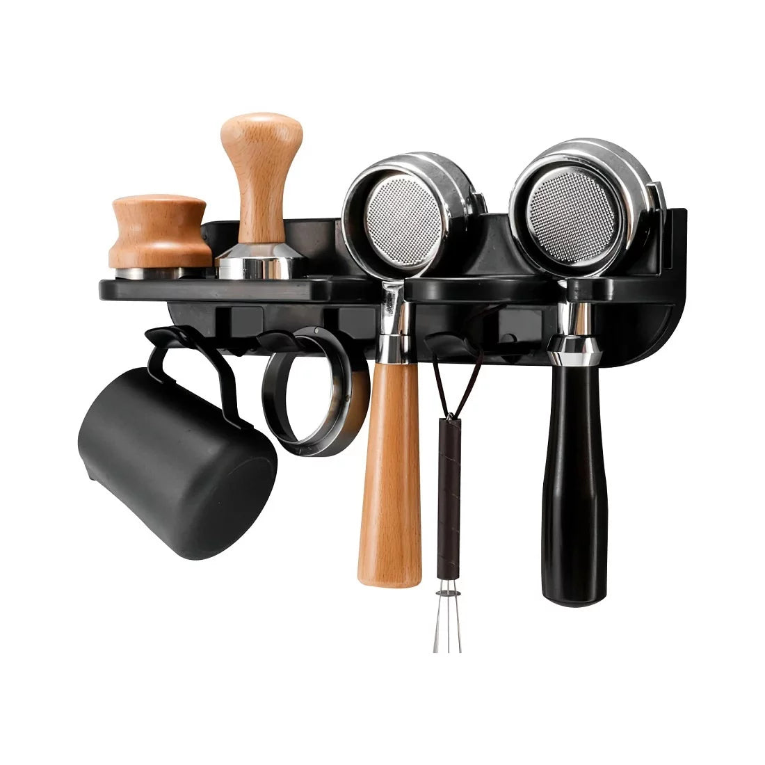 Wall Mounted Espresso Tamper Holder, Black 54mm K591