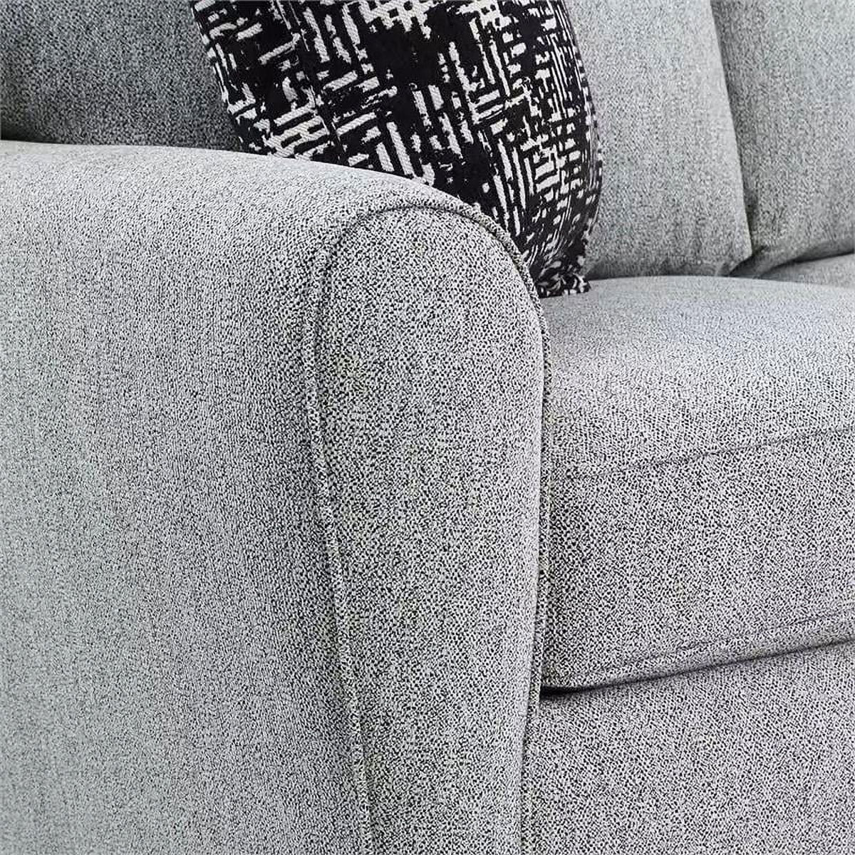 Cream Woven Poly Sofa V7655
