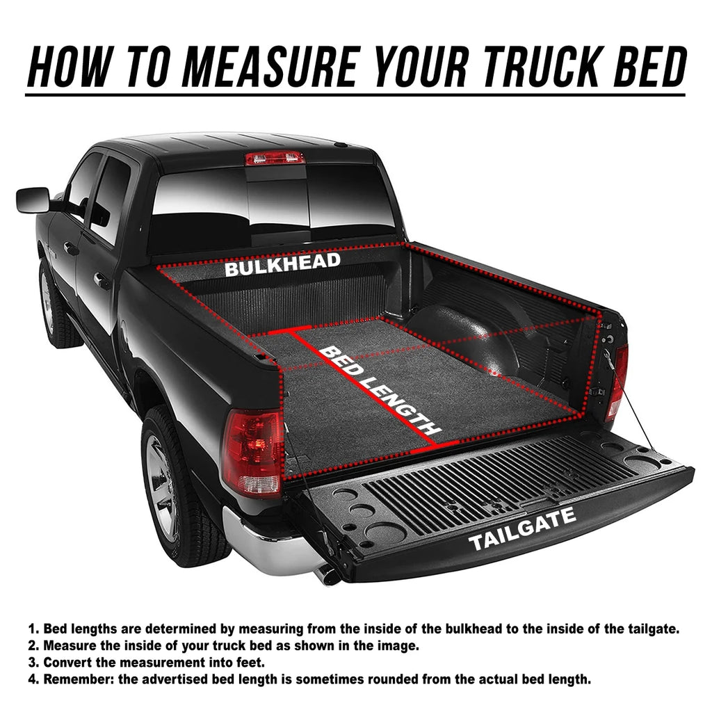 Tri Fold Soft Top Tonneau Cover A407