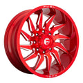 Candy Red Milled 20x9 8x165.1 20mm Wheel L969
