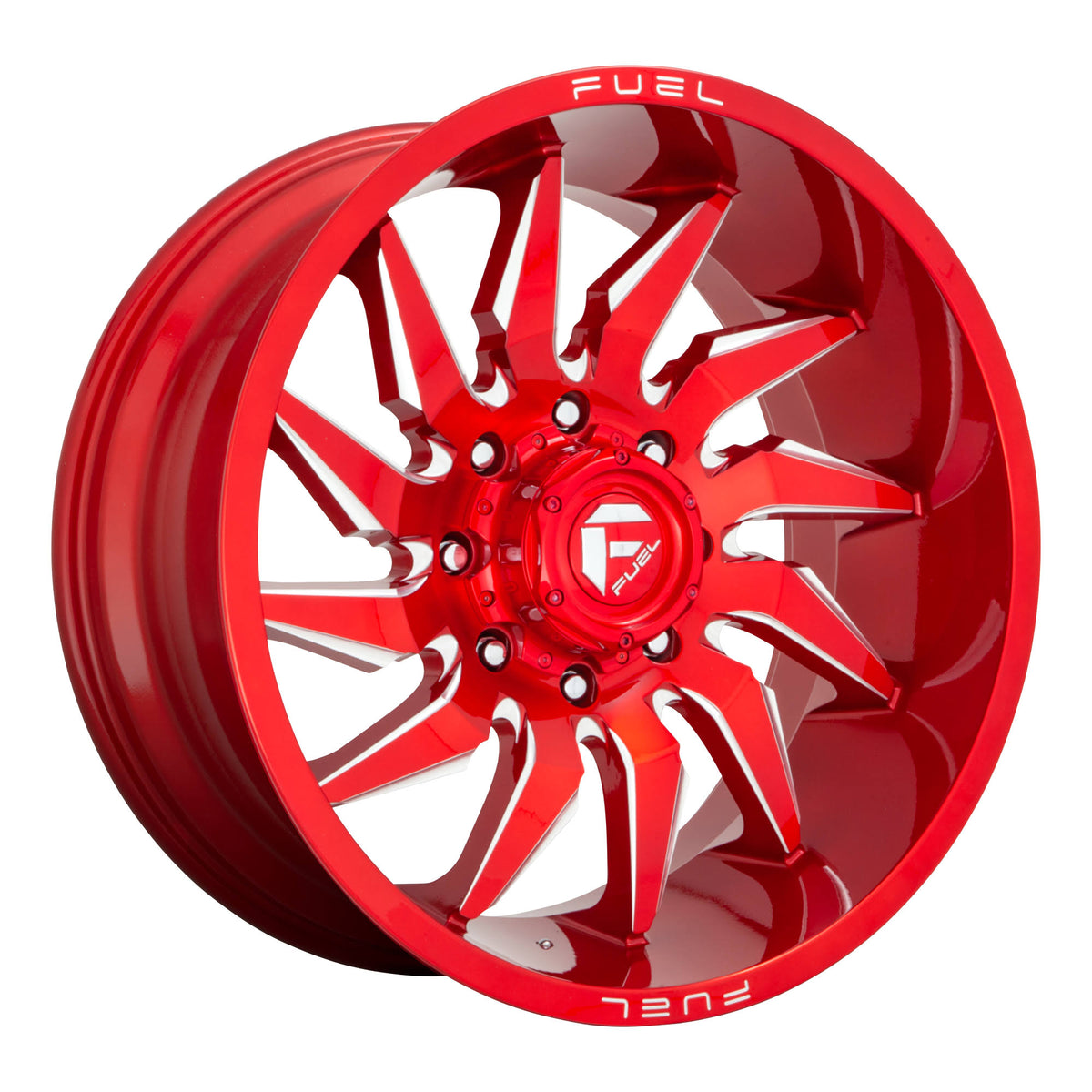 Candy Red Milled 20x9 8x165.1 20mm Wheel L969