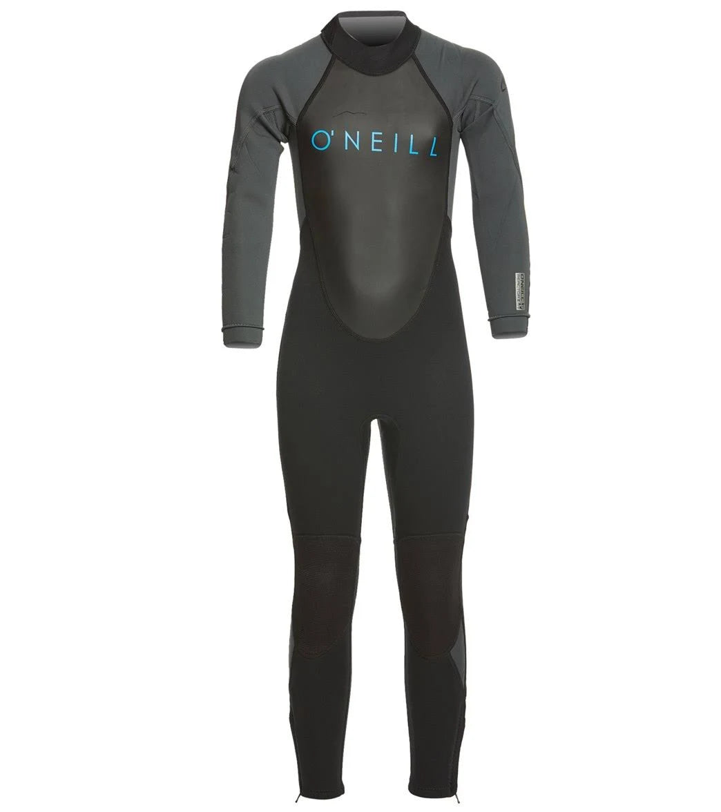 Black 3/2mm Back Zip Full Wetsuit O569336