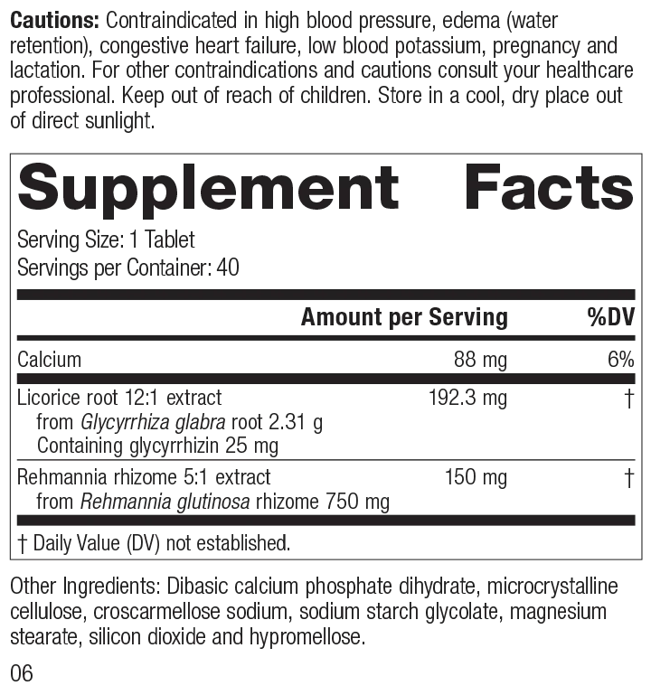 Adrenal Complex 40 Tablets E929