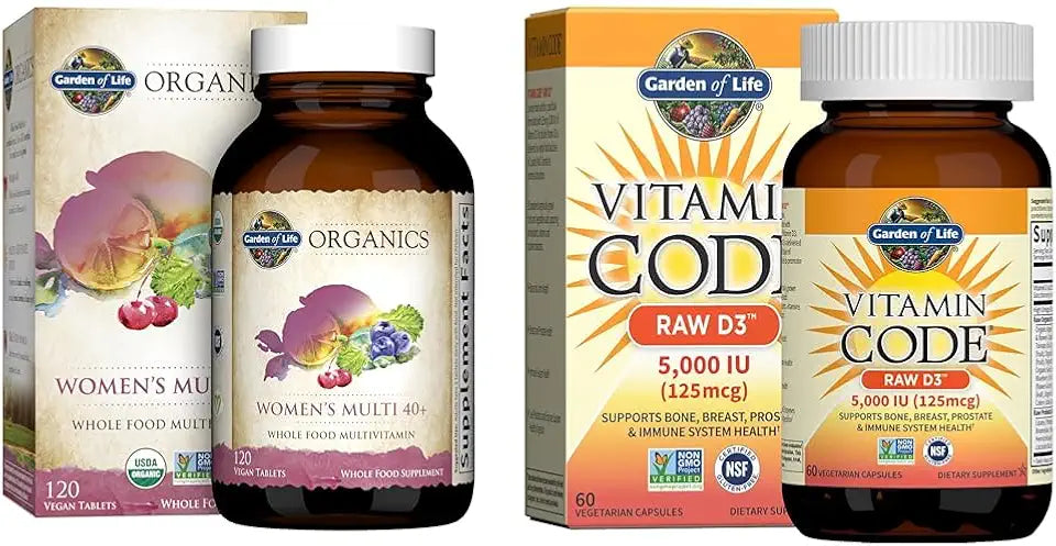 Women 40 Plus Multivitamin and Vitamin D3 5000 IU I5289
