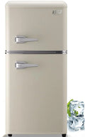 3.5 cu.ft Two Door Compact Refrigerator with Freezer, Red B73163