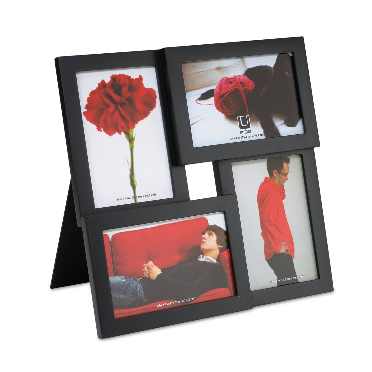 Black 4-Opening Desktop Frame S49522