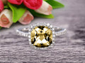 10k White Gold Halo Engagement Ring I58585