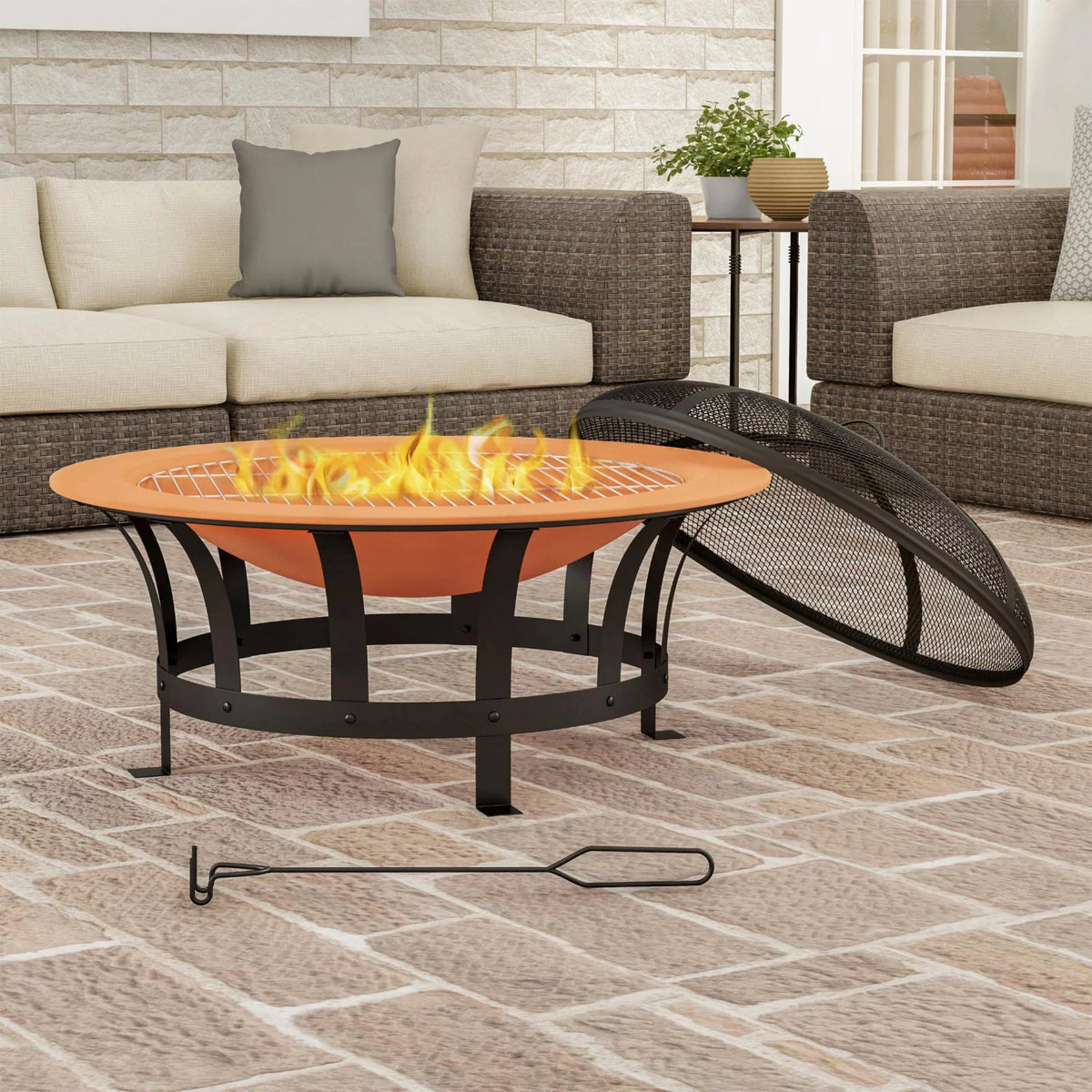 30-Inch Portable Fire Pit L335