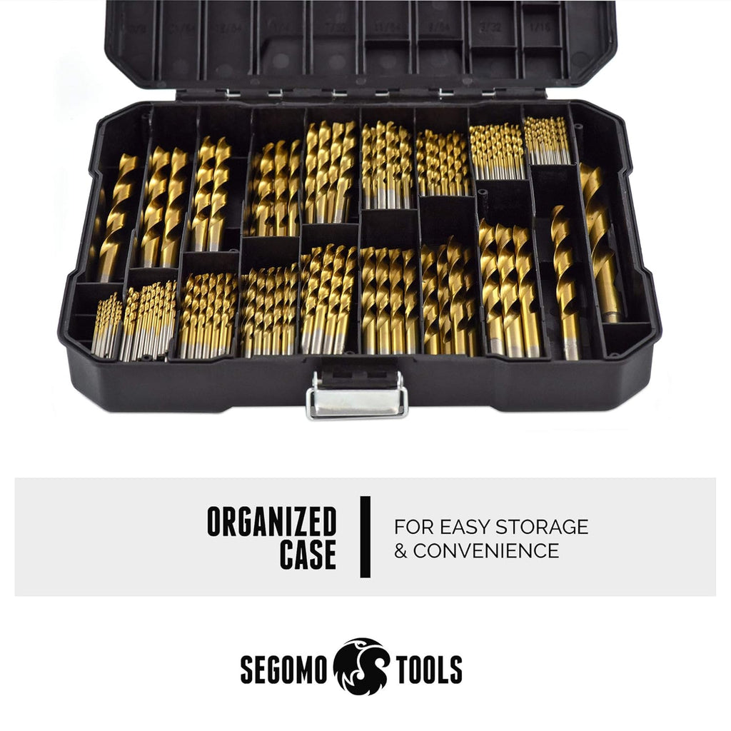 230 Piece HSS Titanium Twist Drill Bit Set I678613
