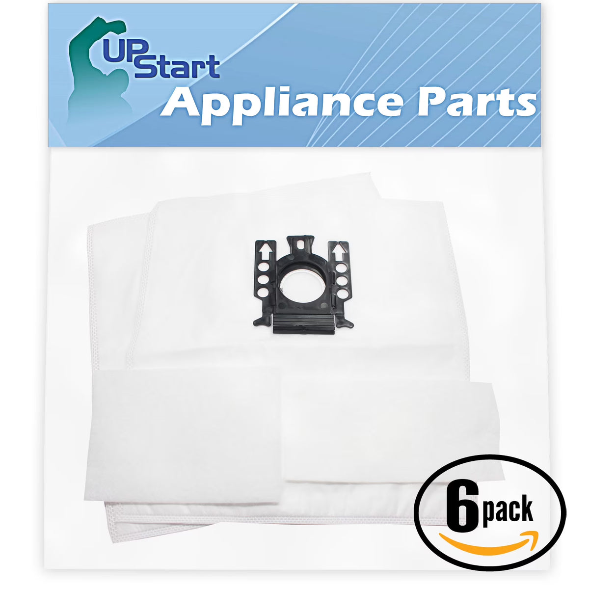 12 Replacement Miele S434 Vacuum Bags with 12 Micro Filters F7410