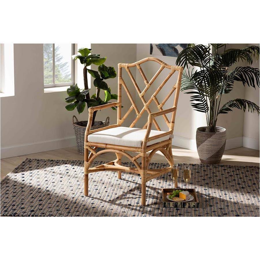 Finished Rattan Armchair D63480