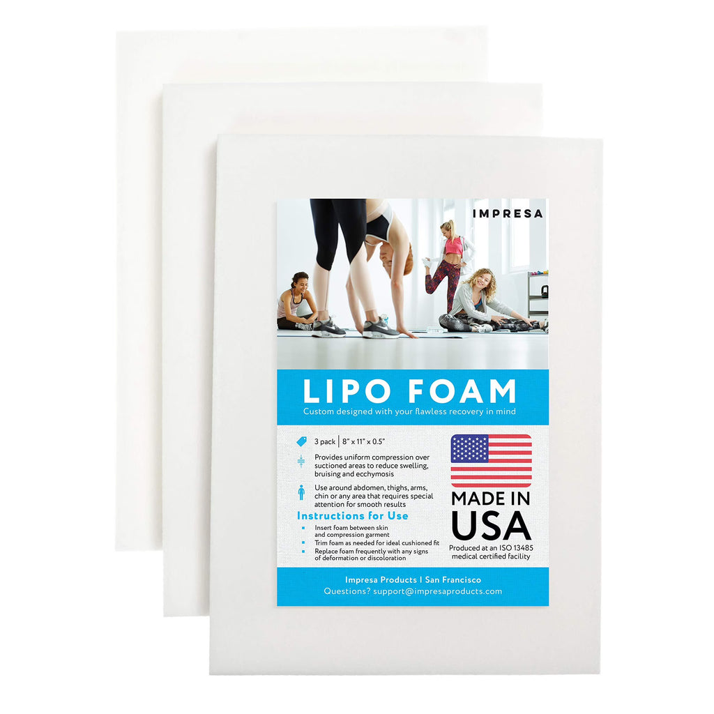 3 Pack Lipo Foam Medical Grade Foam T887