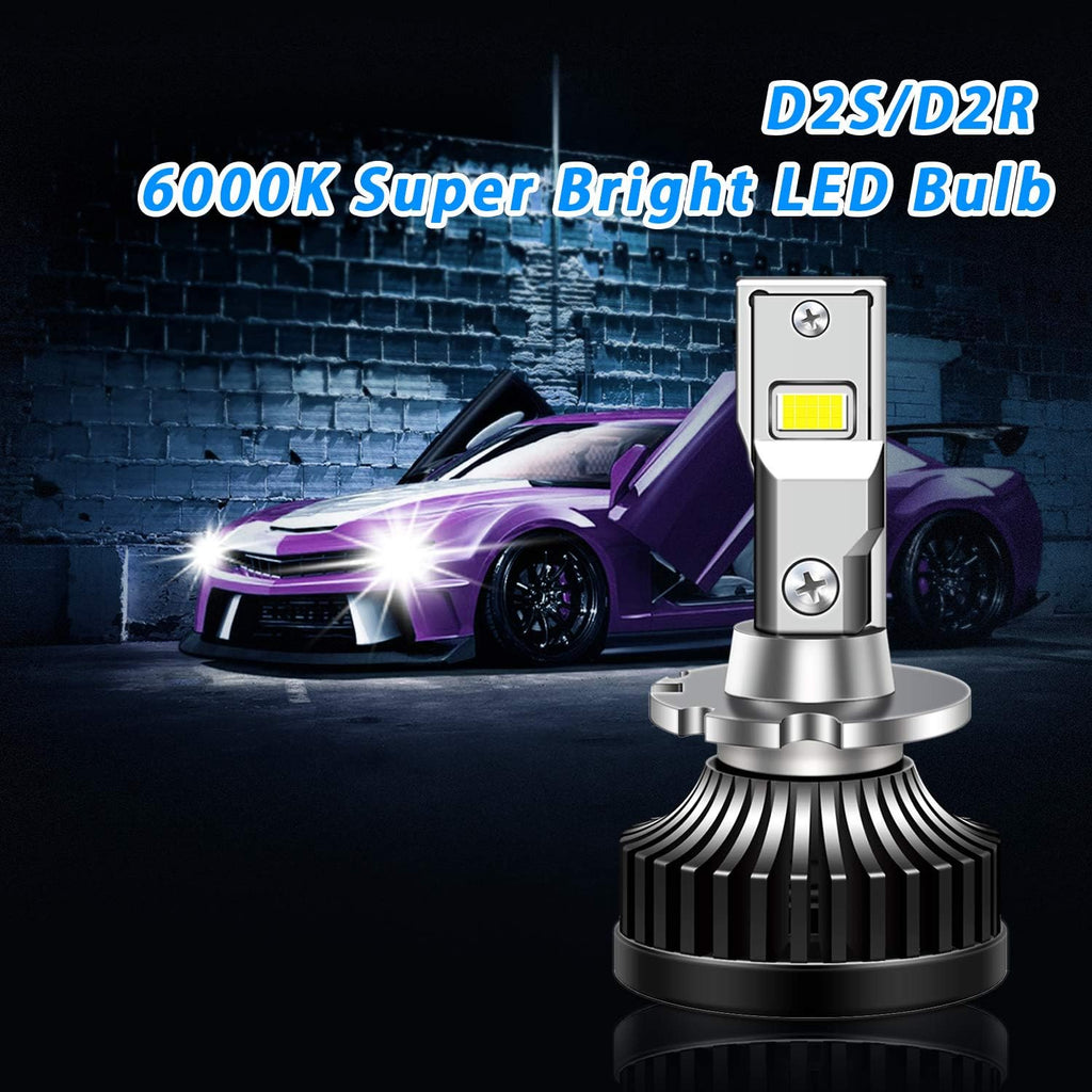 D2S D2R LED Headlight Bulb 6000K 35W Conversion Kit, 1 Pair Pack of 2 A194
