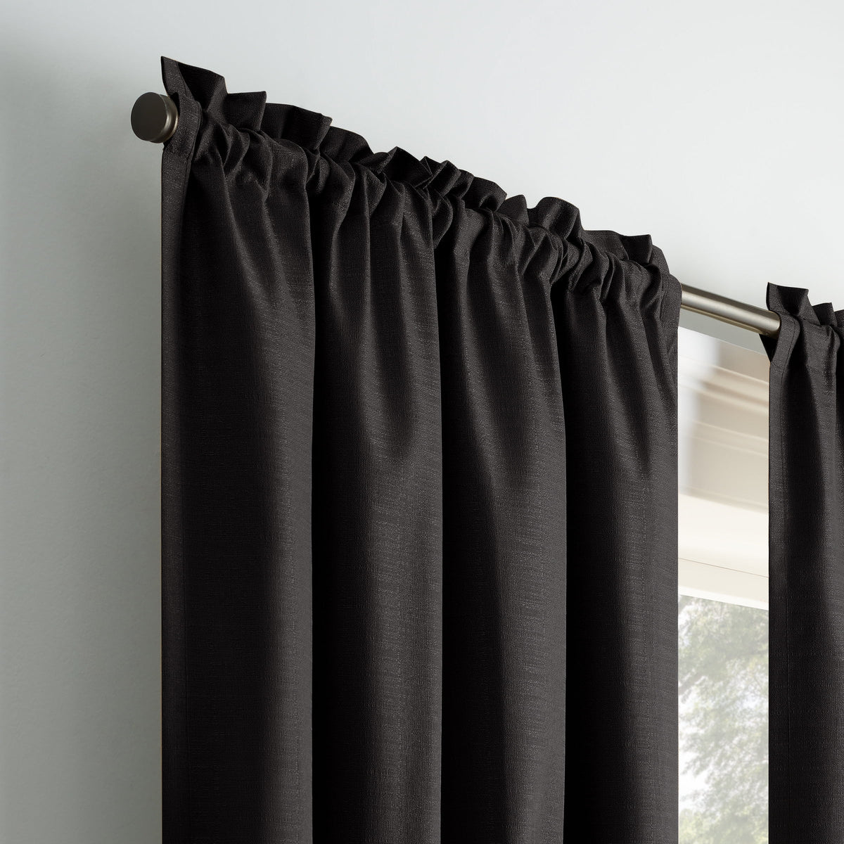 Blackout Rod Pocket Single Curtain Panel, 42" x 63" Q784