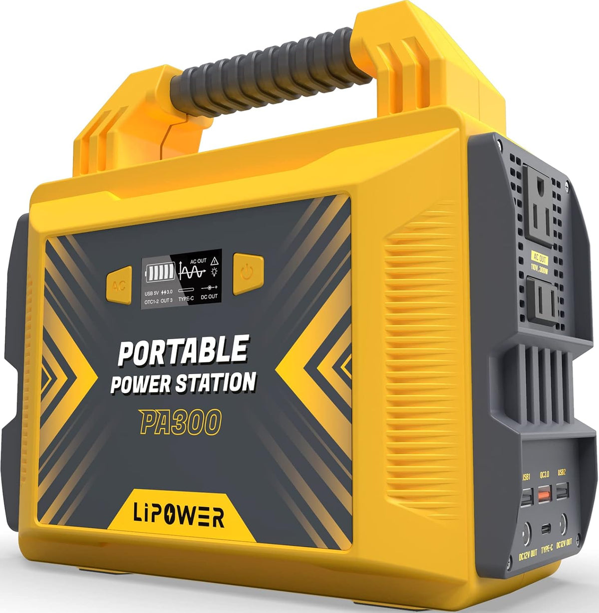 300W Portable Power Station, 296Wh Portable Solar Generator Q1932