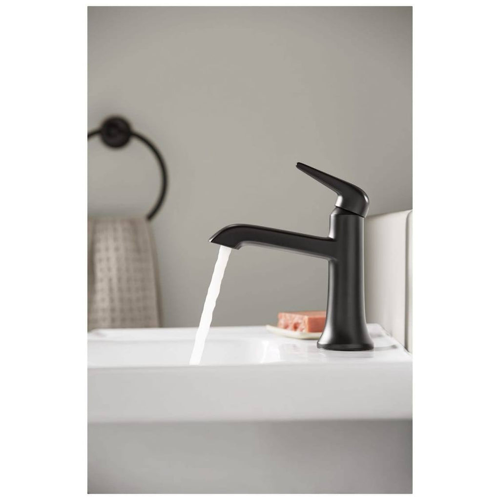 24 In. Pedestal Bathroom Sink Basin with Single Faucet Hole, Thunder Grey H432