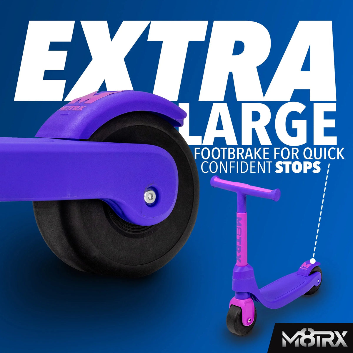 Blue Two Wheel Kick Scooter W497