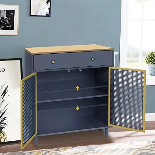 Modern Buffet Sideboard Cabinet with 2 Doors and 2 Drawers M419705