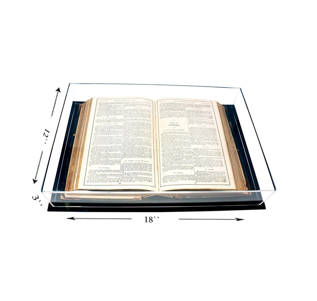 Clear Acrylic Book Display Case M251097
