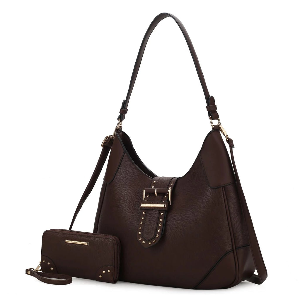 Women's Shoulder Handbag & Matching Wallet 2 Piece Set A855