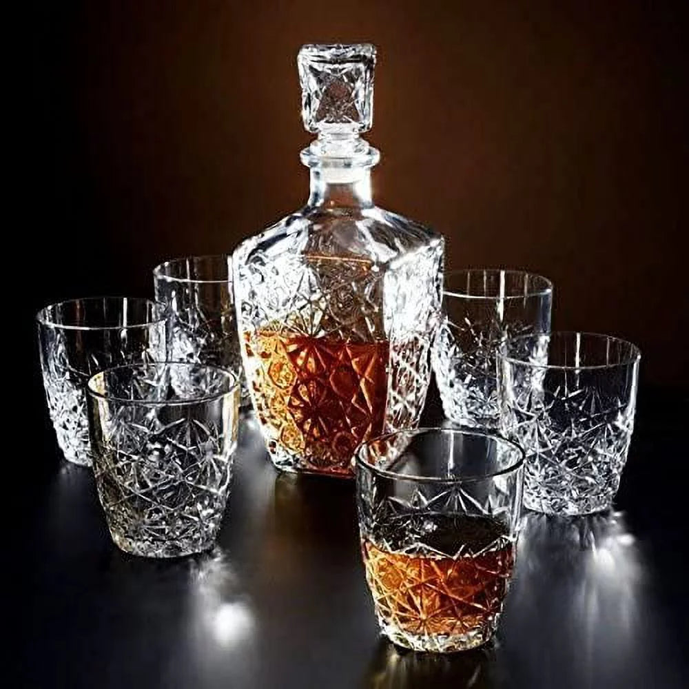 Clear 26.4 oz. Decanter with Stopper Q3095