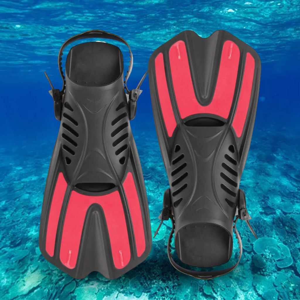 Pink Flexible Diving Flippers J305582