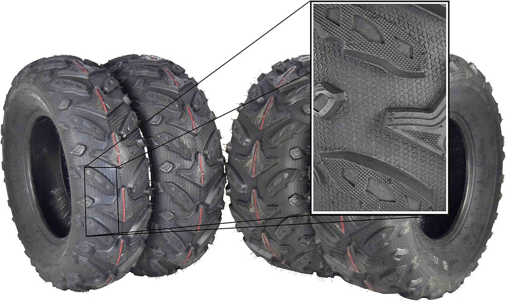 ATV Dual Compound Tread Tires Four Pack E147460