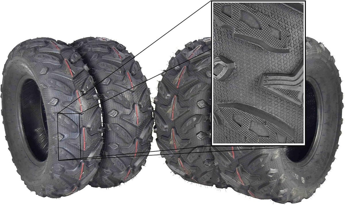 ATV Dual Compound Tread Tires Four Pack E147460
