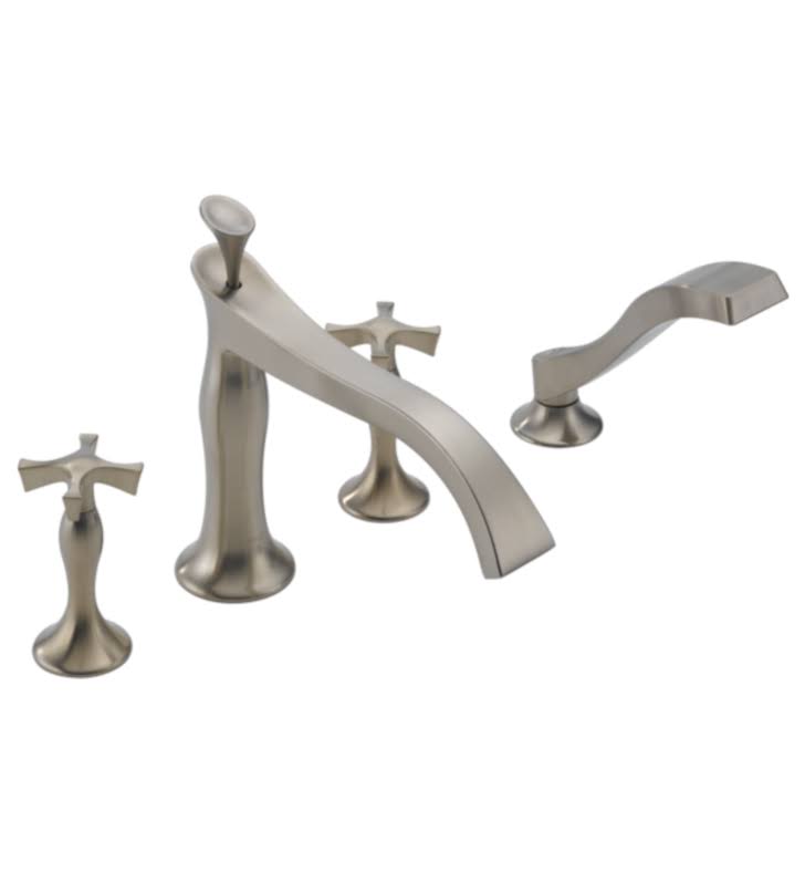4-Hole Roman Tub with Hand Shower N230