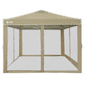 10 x 10 Pop Up Canopy Mosquito Net Sidewall with Zipper 4 Packs Blue N3945